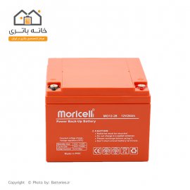 باتری 12 ولت 28 آمپر موریسل - Moricell