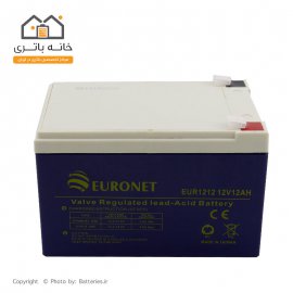 باتری خشک 12 ولت 12 آمپر یورونت (euronet)