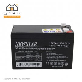 باتری خشک 12 ولت 7 آمپر نیو استار NewStar