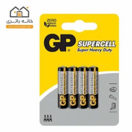 باتری نیم قلم معمولی 4 عددی جی پی GP